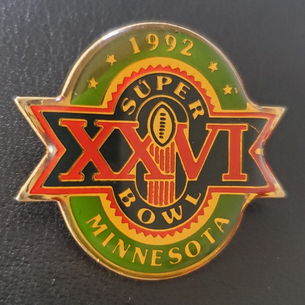 Redskins Super Bowl XXVI Vintage Pin
